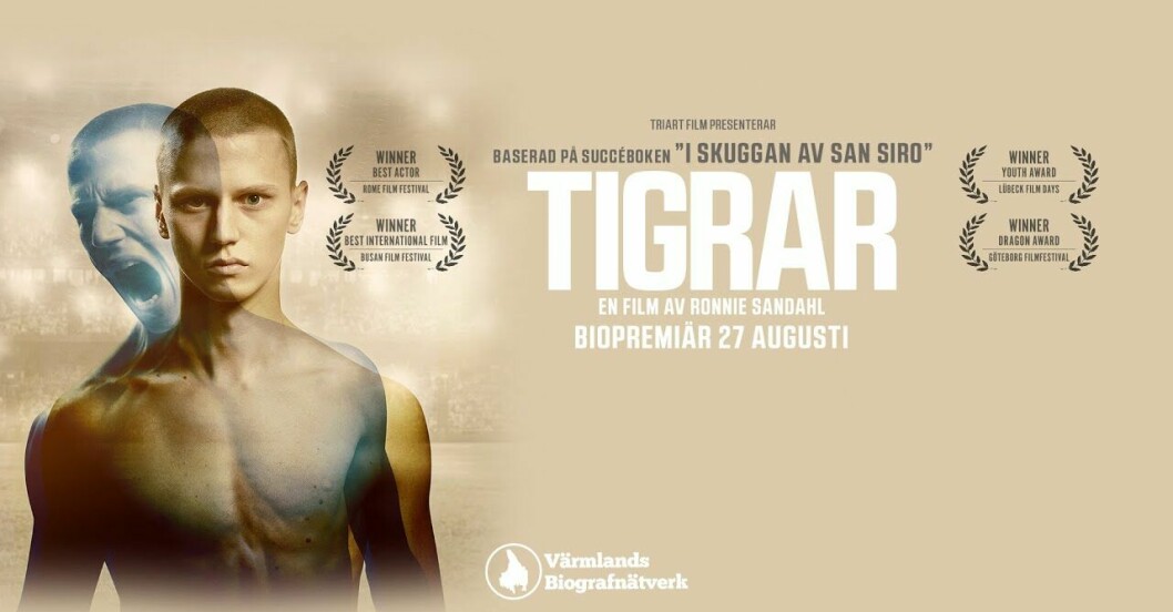 Ronnie Sandahls fotbollsdrama <em>Tigrar</em> får tävla om en Oscar för bästa internationella film.