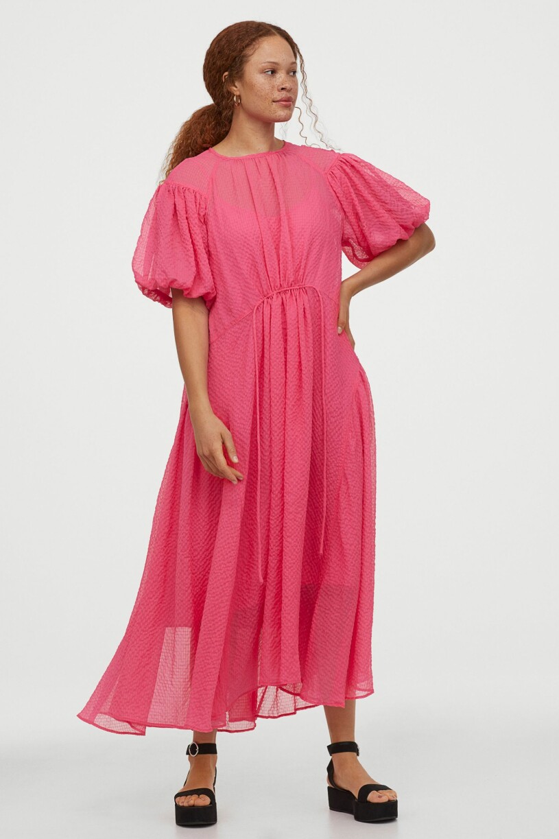rosa klanning h&m