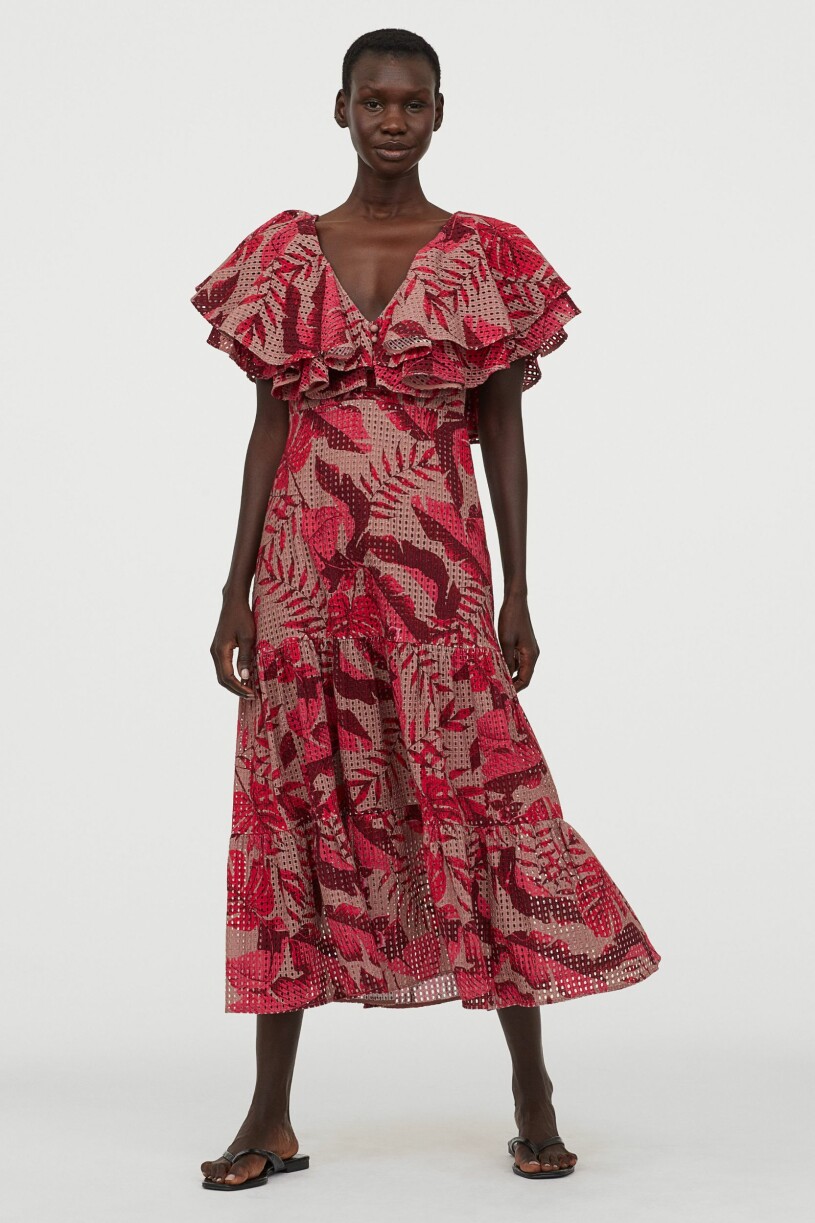 rosa klanning h&m