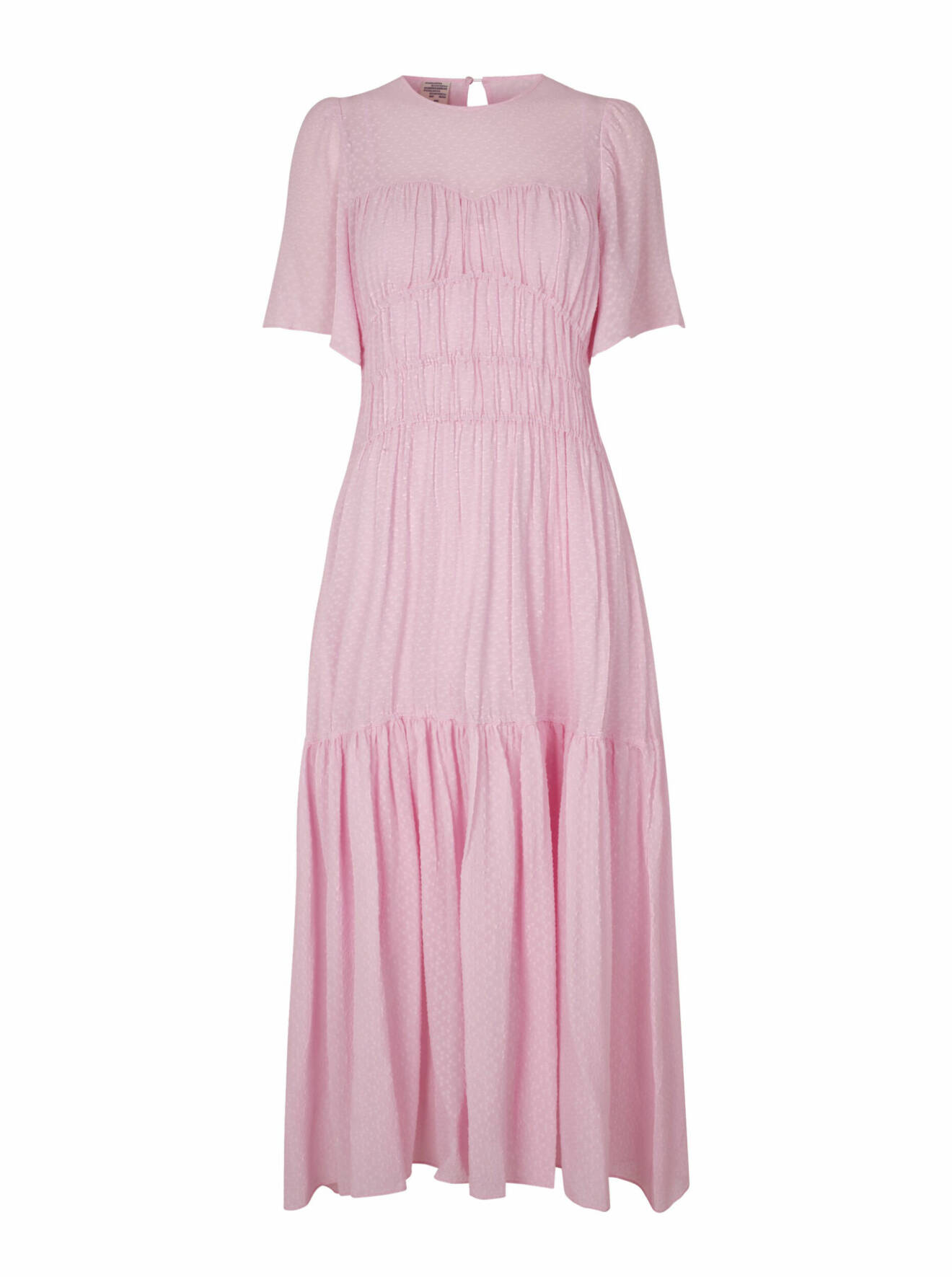 Rosa klänning i vårens trend pastell.
