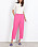 rosa kostymbyxor med hög midja för dam från soyaconcept