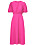 rosa midiklänning med puffärmar från Ellos Collection