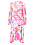 rosa mönstrad omlottklänning Ellos Collection