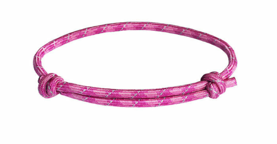 Rosa bandet går i år också att köpa som armband. Årets Rosa Bandet går också att köpa som armband.