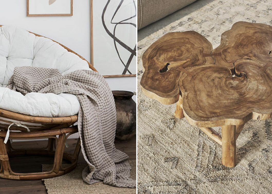 Foto: Granit, Zara Home Rotting och teak är trendigt 2019 – här hos Granit och Zara Home