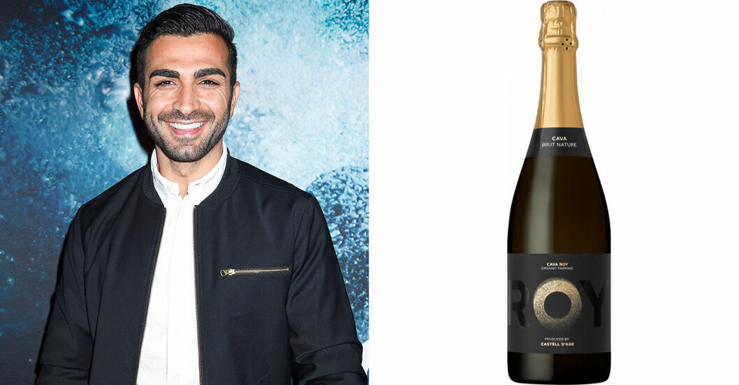 Roy Fares och en flaska bubbel