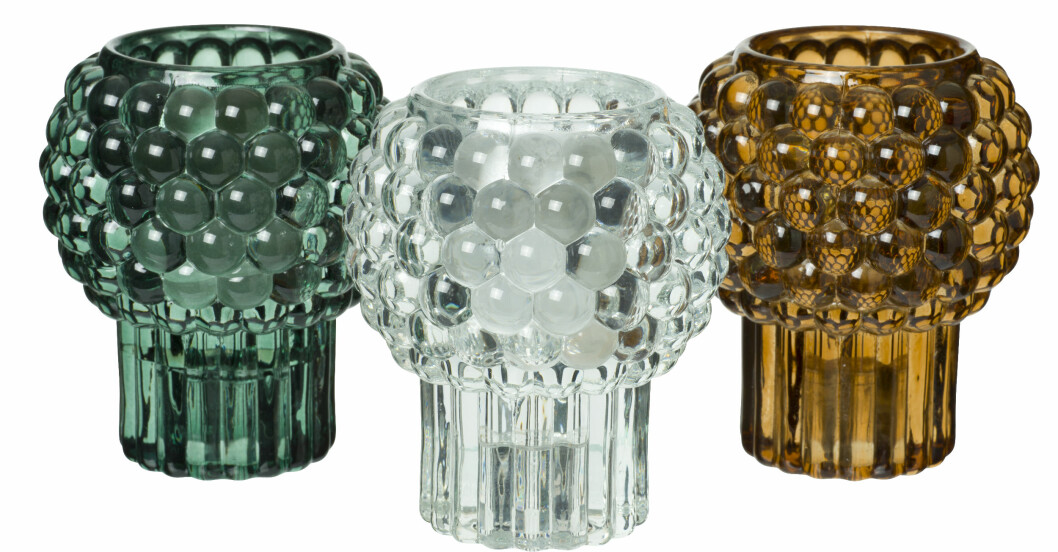 Rusta värmeljus glas