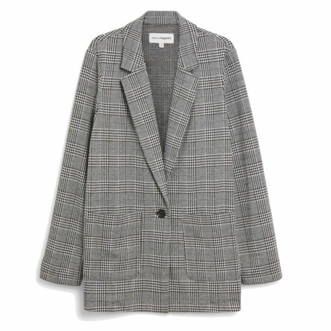 Rutig blazer från KappAhl