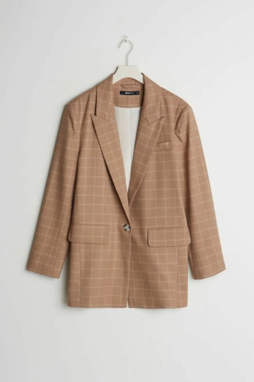 rutig kavaj gina tricot