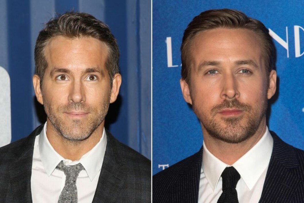 Ryan Reynolds t.v. och Ryan Gosling t.h. Ryan Reynolds och Ryan Gosling