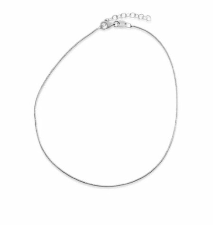 Fotkedja, Safira.se Tunn ankelkedja i sterlingsilver från Safira.se