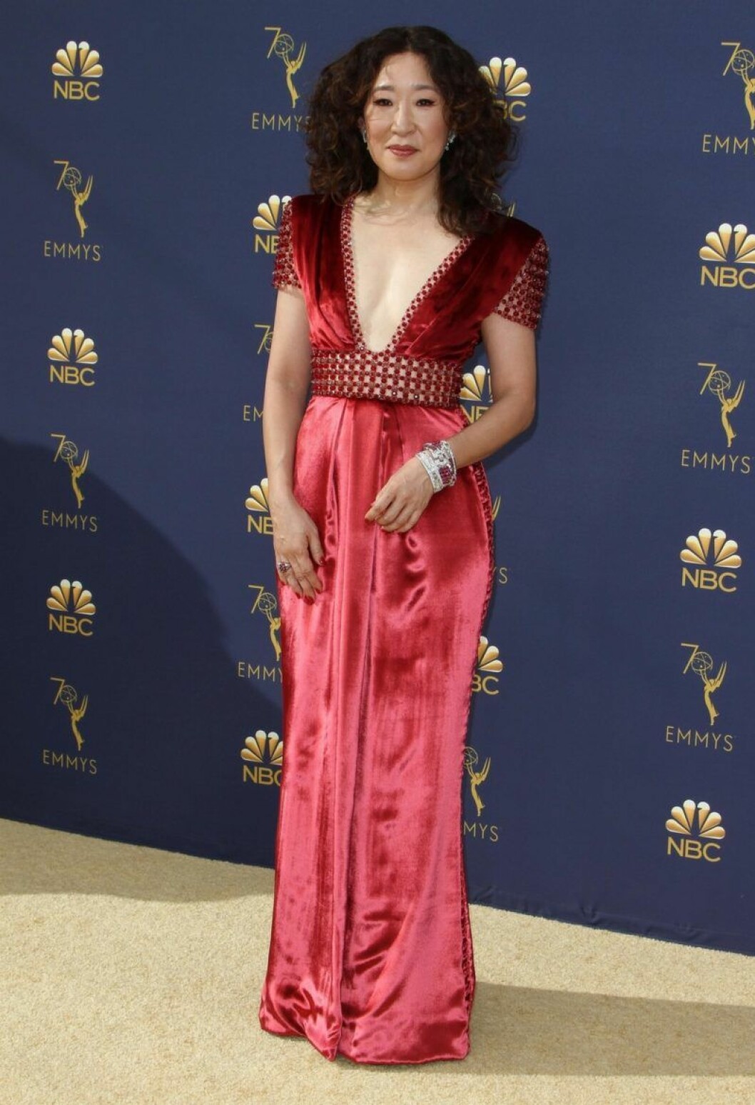 Sandra Oh i Ralph & Russo. Sandra Oh i Ralph & Russo.