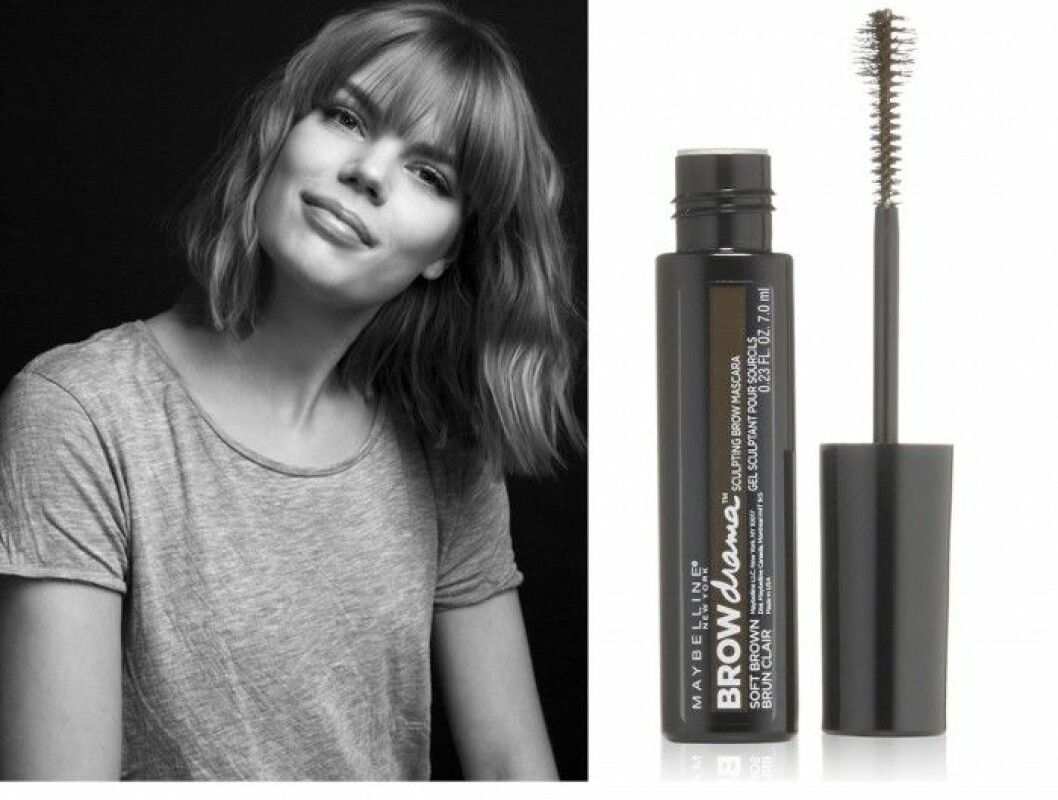 <strong>Sandra Öjeland</strong><br>– Min favorit just nu är både verktyg och makeup i ett, nämligen Brow Drama från Maybelline. Det är en ögonbrynsborste som finns i två färger plus en transparent. Den har en rundad tip som gör det superenkelt att forma brynen i ett svep med den lätta formulan.<br><em>Eye Studio Brow Drama</em>, ca 90 kr, <a href="http://www.maybelline.se/" target="_blank">Maybelline</a>. Sandra Öjeland – Min favorit just nu är både verktyg och makeup i ett, nämligen Brow Drama från Maybelline. Det är en ögonbrynsborste som finns i två färger plus en transparent. Den har en rundad tip som gör det superenkelt att forma brynen i ett svep med den lätta formulan. Eye Studio Brow Drama, ca 90 kr, Maybelline.