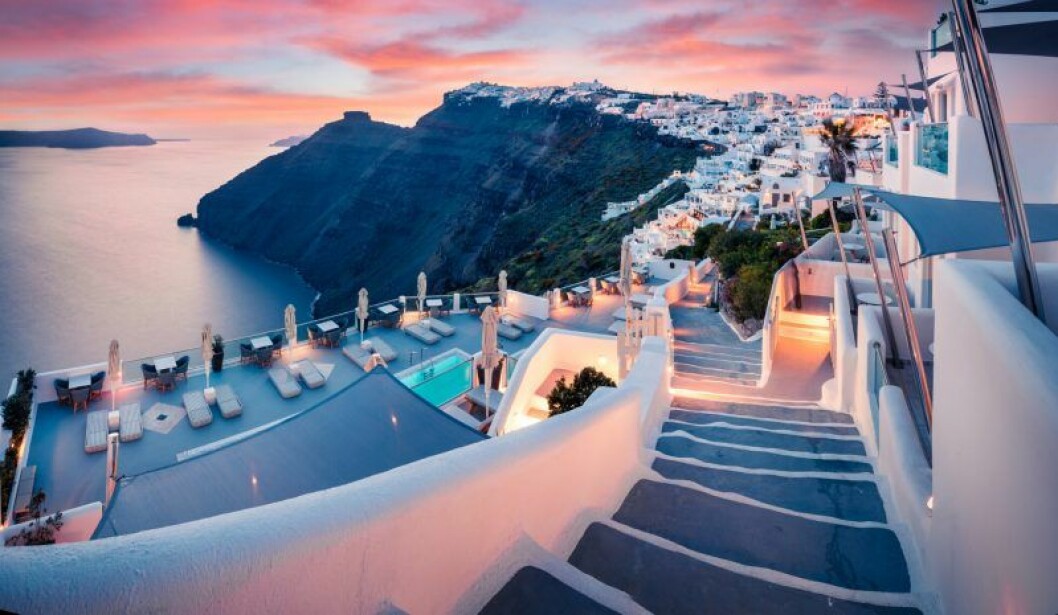 Santorini, Grekland. Bild: TT/Stockfoto Santorini