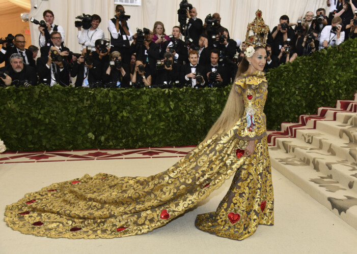Sarah Jessica Parker på The Metropolitan Museum of Art's Costume Institute benefit gala.