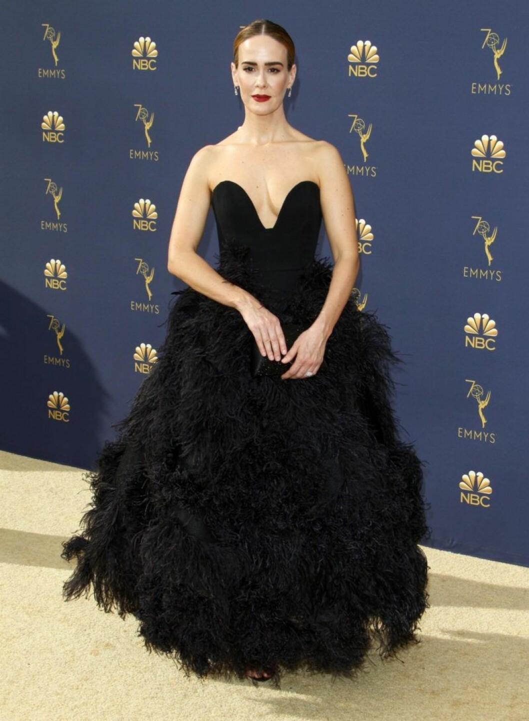 Sarah Paulson i Oscar de la Renta. Sarah Paulson i Oscar de la Renta.