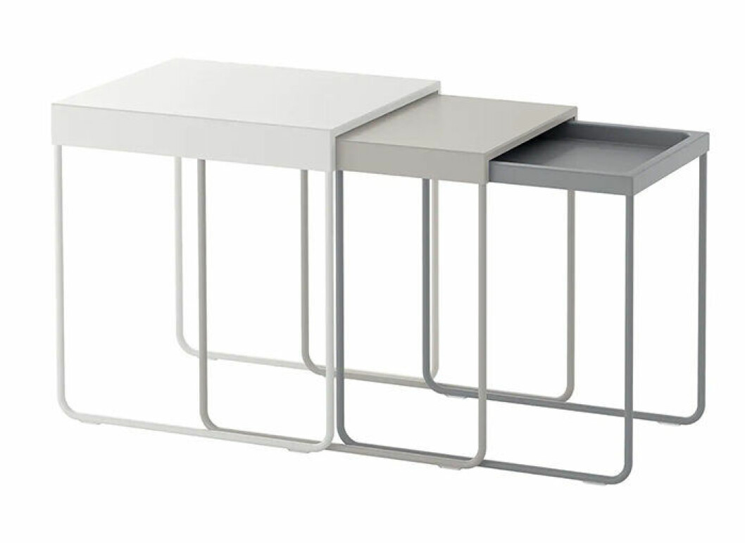 Satsbord från Ikea - perfekta i den första lägenheten