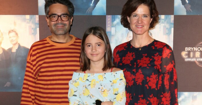 Familjen Kinberg-Batra för några sedan.
