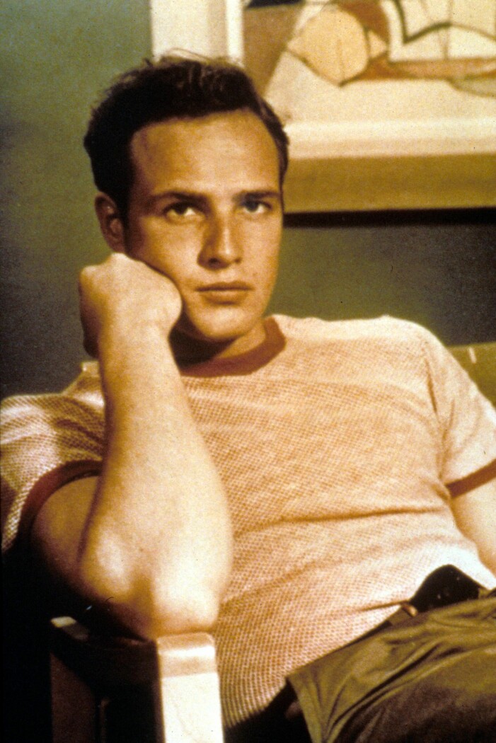 Unga Marlon Brando blev imponerad av Audrey Hepburn.