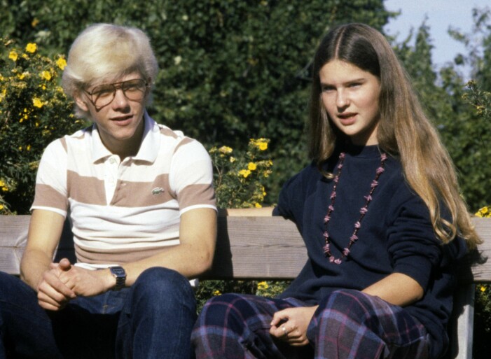 Jan Ohlsson och Lena Wisborg som tonåringar, år efter att ha spelat Emil och Ida. Emil i Lönneberga-skådepelarna i tonåren.