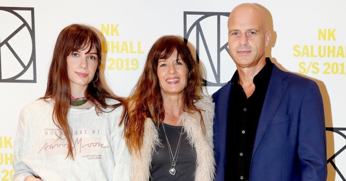 Linn Nilsson med mamma Malin Berghagen och hennes pojkvän Martin Charlton.