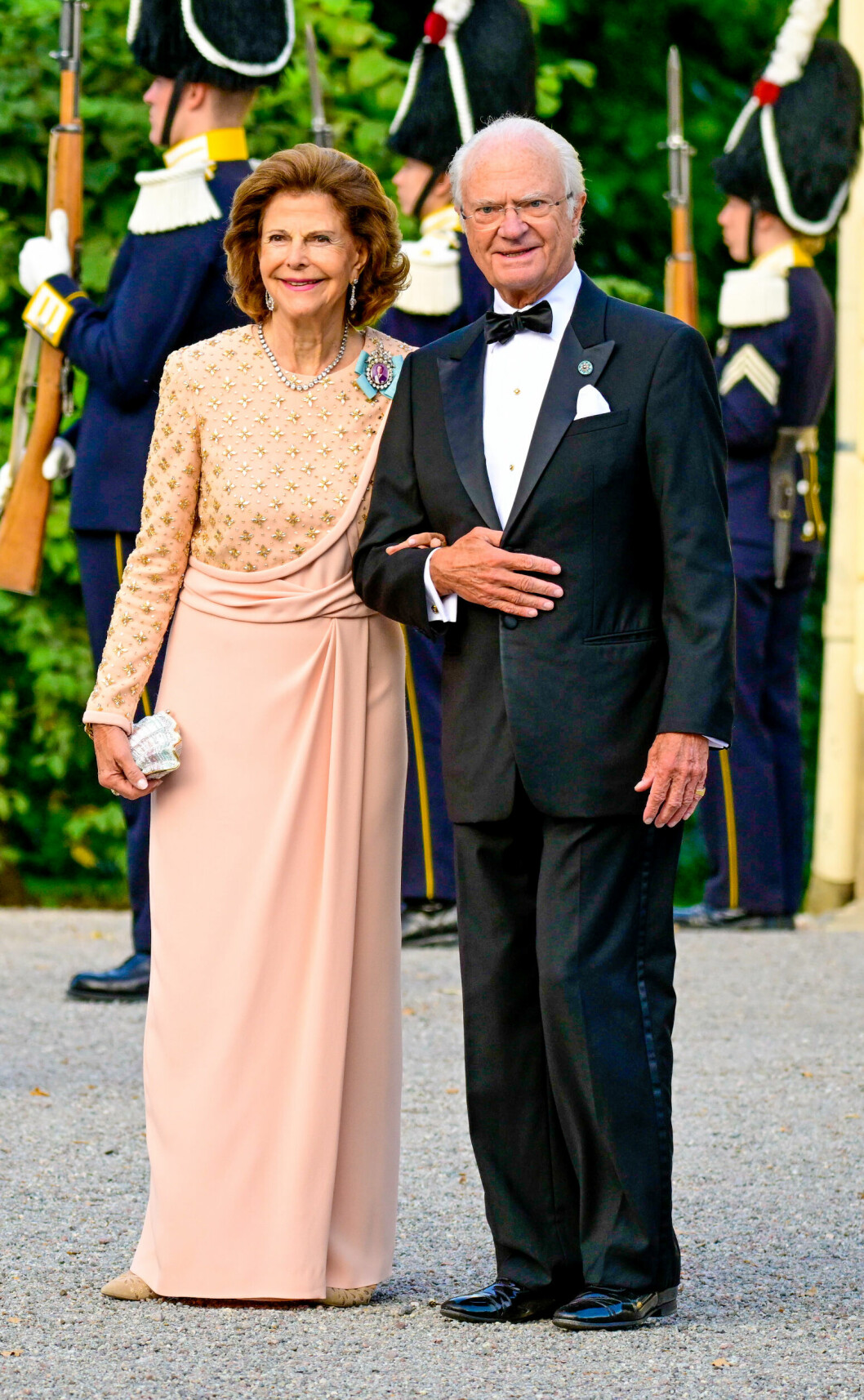 King Carl Gustaf and Queen Silvia of Sweden attending the Jubilee concert at Drottningholm Palace Theatre, as part of the Swedish king his 50th Jubilee on the throne in Stockholm. (Photo by DPPA/Sipa USA)