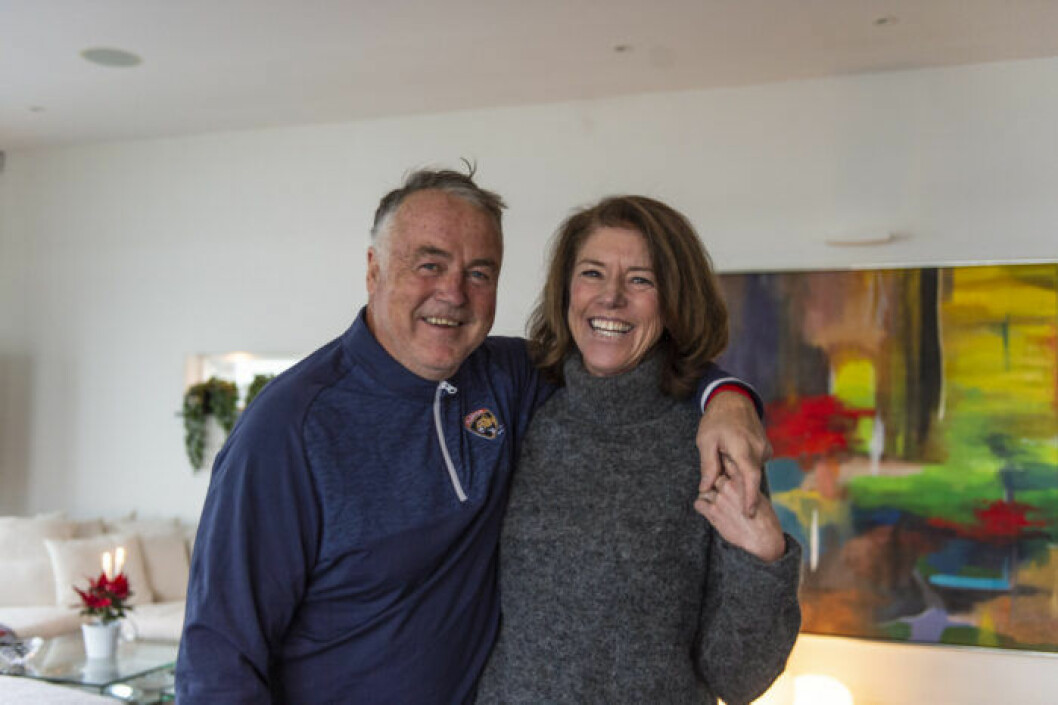 Kenta Nilsson, före detta ishockeyspelare, och Helen Alfredsson, före detta golfspelare. Foto: Hanna Brunlöf / TT Kent Nilsson, före detta ishockeyspelare, och Helen Alfredsson, före detta golfspelare.