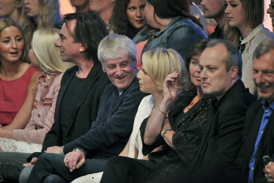 Colin Nutley, Helena Bergström och Rickard Wolff 2012.