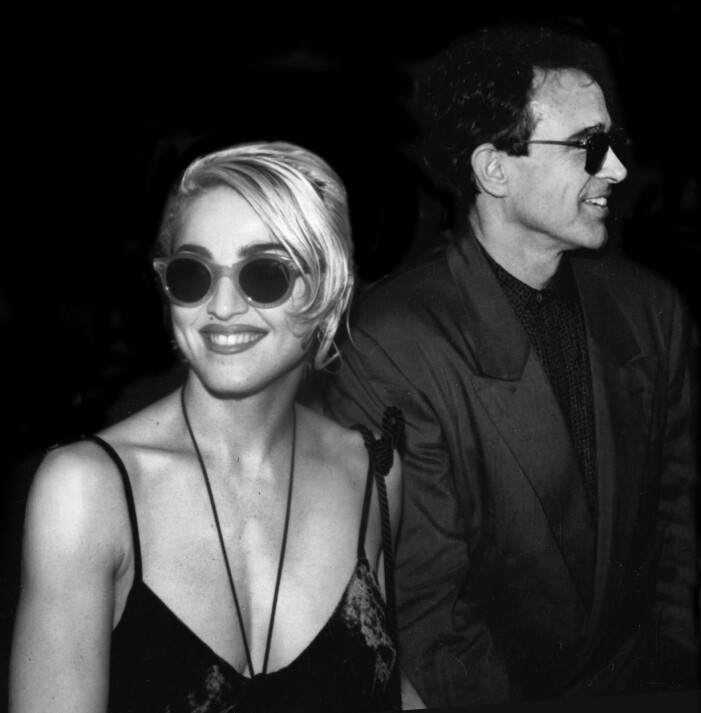 Madonna med Warren Beatty.
