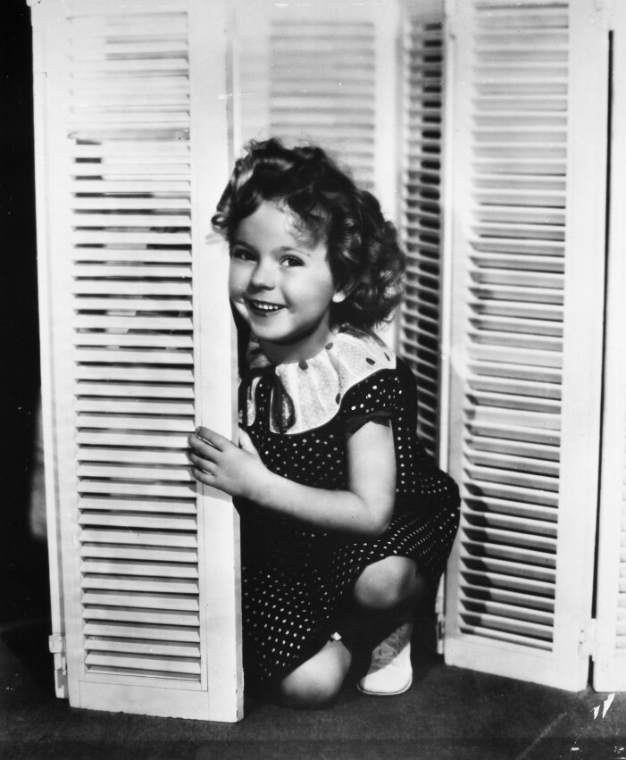 Shirley Temple som barn.