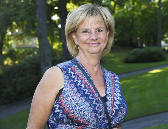 Marianne Rundström på fest 2017.