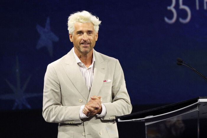 Patrick Dempsey visade upp sitt nya hår.