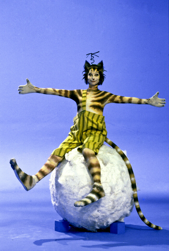Ika Nord spelade katten Findus i julkalendern 1993.