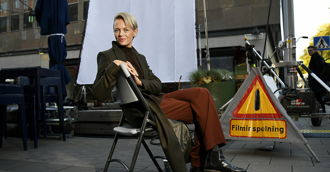 Skådespelaren Josephine Bornebusch verkar i dag som såväl regissör och manusförfattare. Foto: TT Josephine Bornebusch