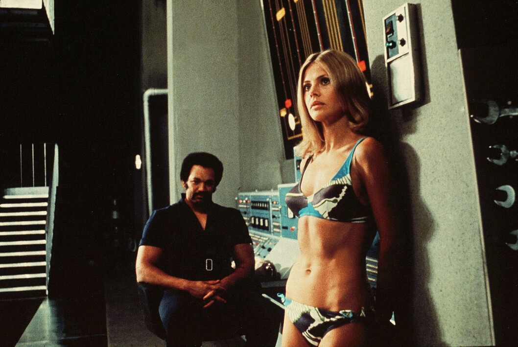 Britt Ekland i James Bond-filmen "The Man With The Golden Gun" 1974. Britt Ekland i James Bond-filmen "The Man With The Golden Gun" 1974.