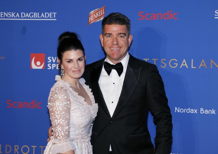 Hannah och Patrick Ekwall på Idrottsgalan 2019.