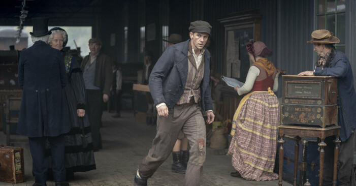 Vilhelm Mobergs bokserie Utvandrarna spelas in på nytt. Gustaf Skarsgård som spelar Karl-Oskar. Vilhelm Mobergs bokserie Utvandrarna spelas in på nytt. Gustaf Skarsgård som spelar Karl-Oskar.