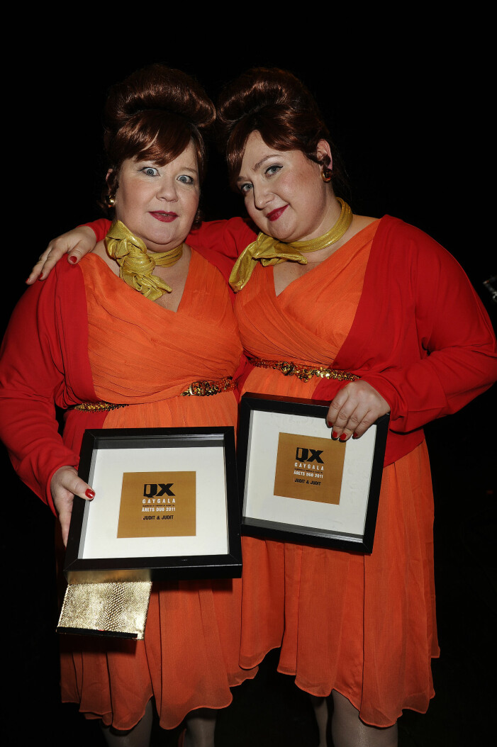 Carina Perenkranz och Pernilla Parszyk var Judit och Judit.