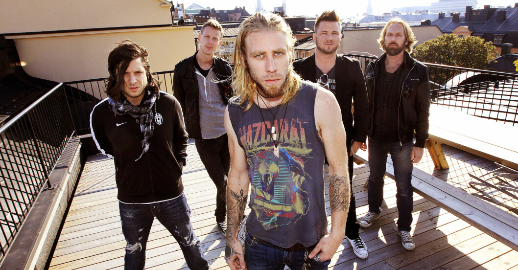Jay Smith med sitt band Von Benzo. jay smith med band