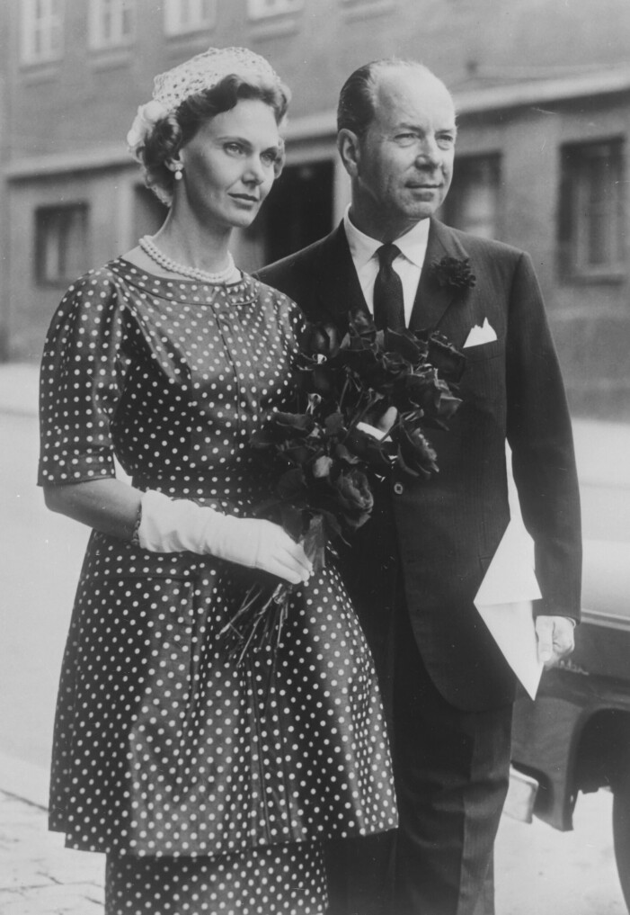 Sigvard med kärleken Marianne Lindberg. Sigvard och Marianne Lindberg.