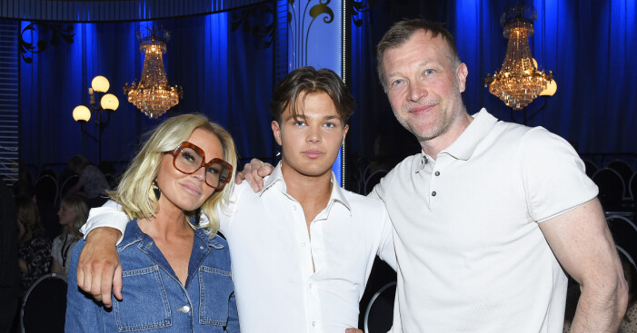 Lance Hedman med båda sina föräldrar, som var på plats när han tävlade i <em>Let's dance</em> 2019. Lance Hedman med båda sina föräldrar, som var på plats när han tävlade i Let's dance 2019.