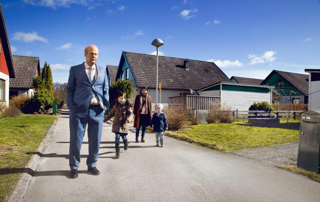 Bahar Pars fick sitt stora folkliga genombrott som granne till den buttre Ove (Rolf Lassgård) i filmsuccén ”En man som heter Ove”. Foto: TT Bahar Pars spelade Parvaneh i filmen "En man som heter Ove" med Rolf Lassgård