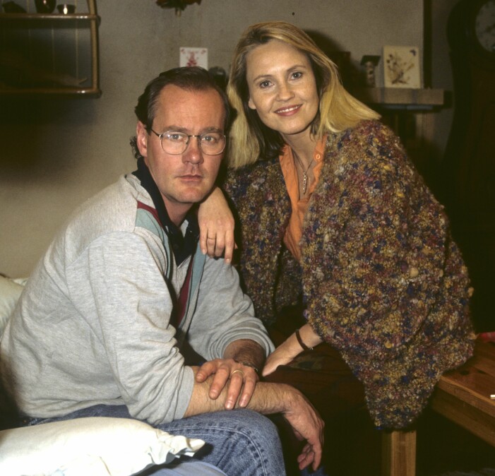 Peter Haber och Carina Lidbom 1991. peter haber och carina lidbom