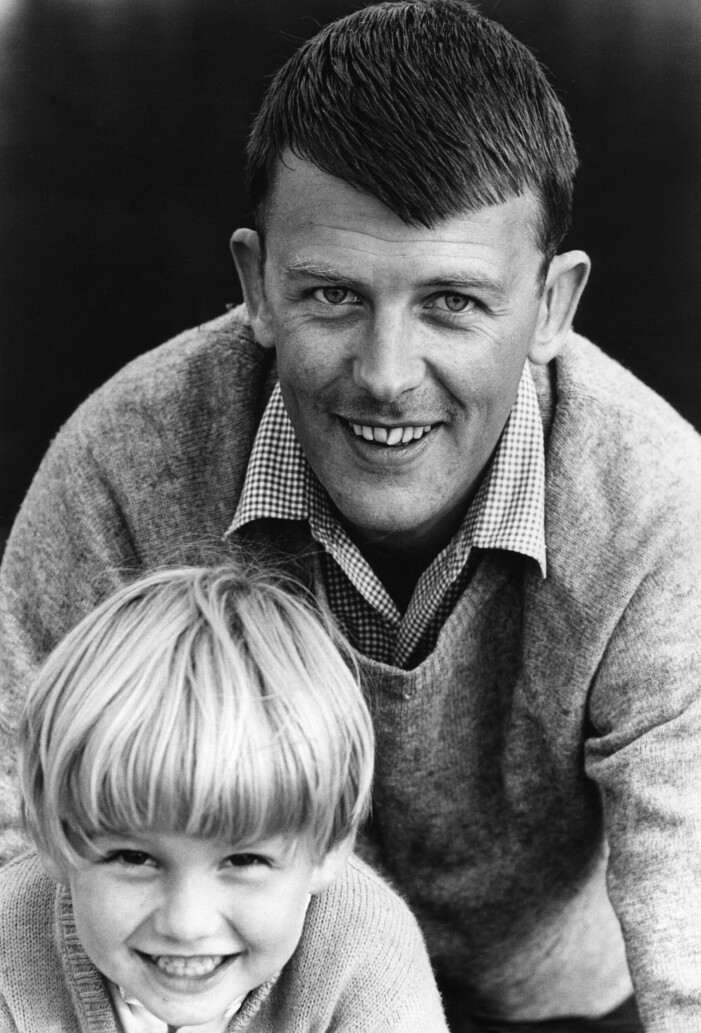 Sven-Bertil Taube med Jesper Taube 1964.