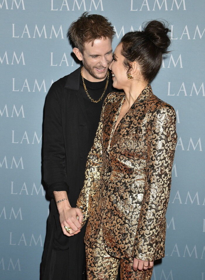 Victor Thell och Noomi Rapace på premiären av filmen <em>Lamm</em>. Noomi rapace och victor Thell