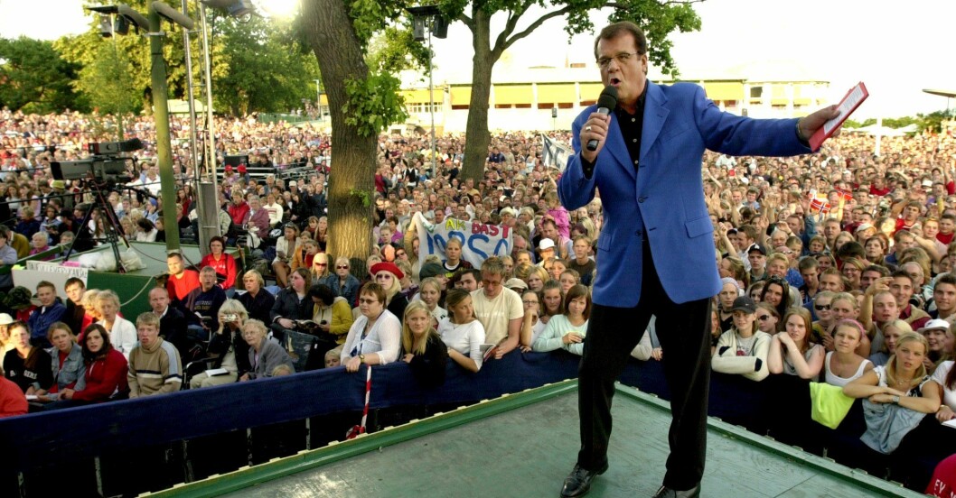 Lasse Berghagen vägrade först ta över "Allsång på Skansen".