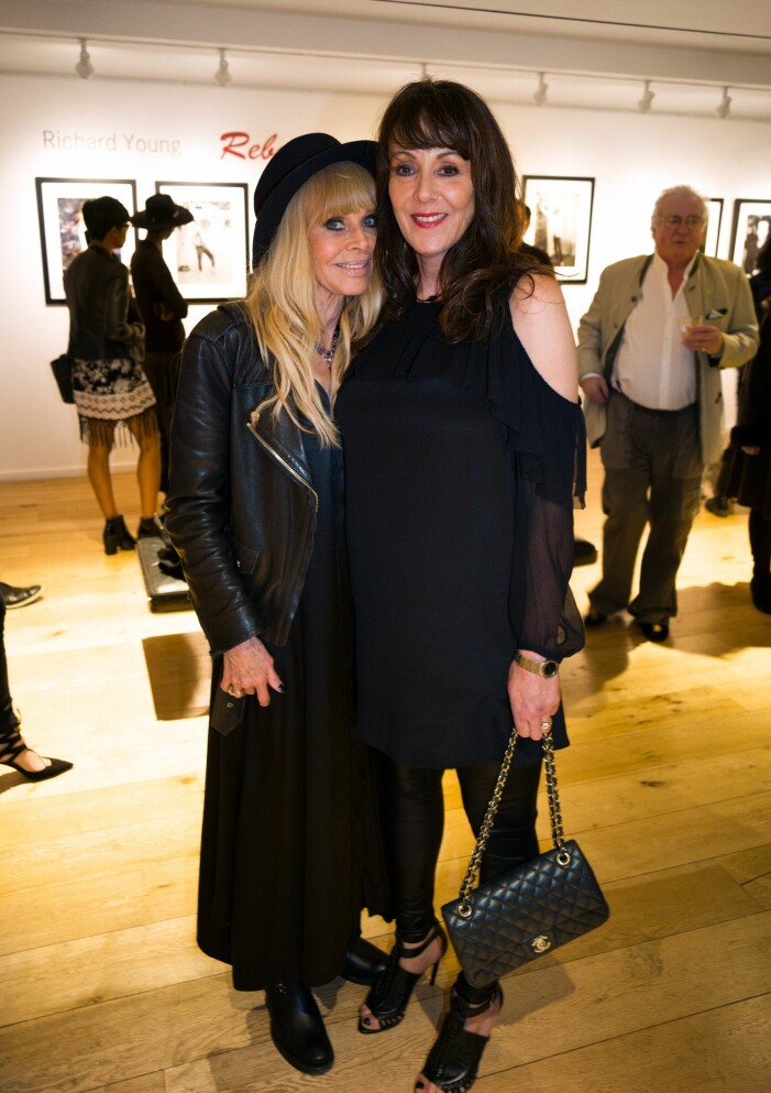 Britt Ekland och dottern Victoria. Britt Ekland med dottern Victoria Sellers.