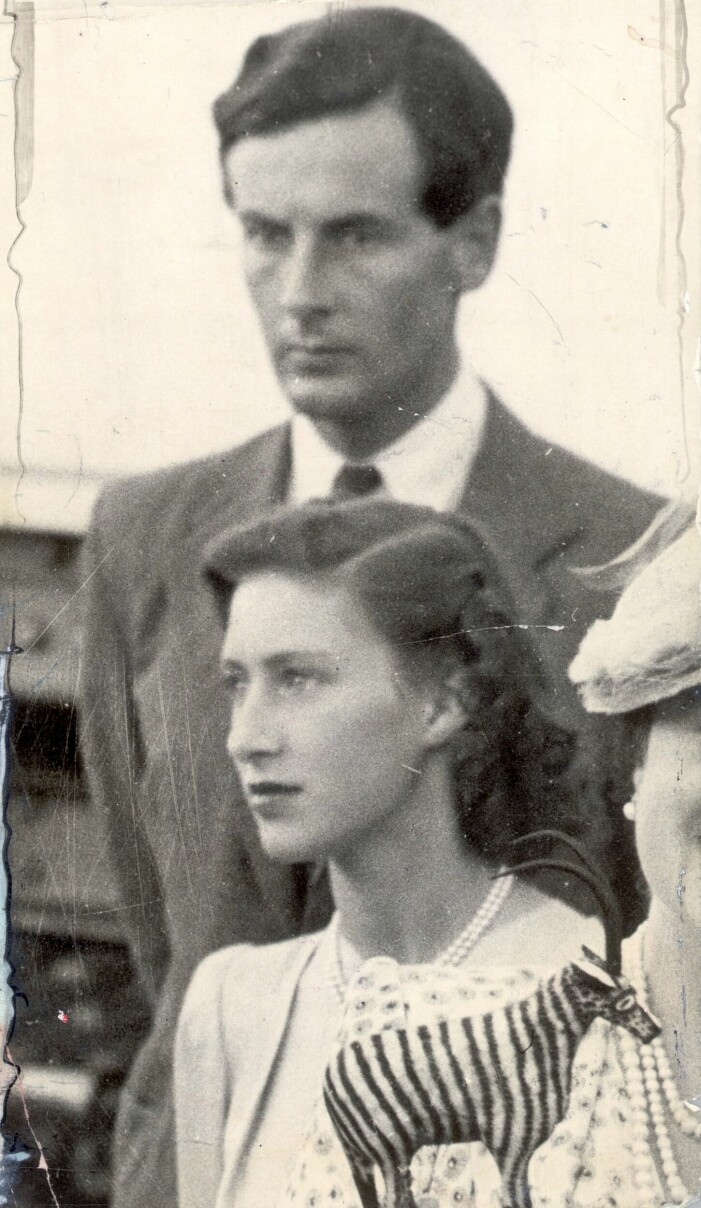 Prinsessan Margaret och Peter Townsend tillsammans i Sydafrika 1947. Prinsessan Margaret och Peter Townsend 1947.