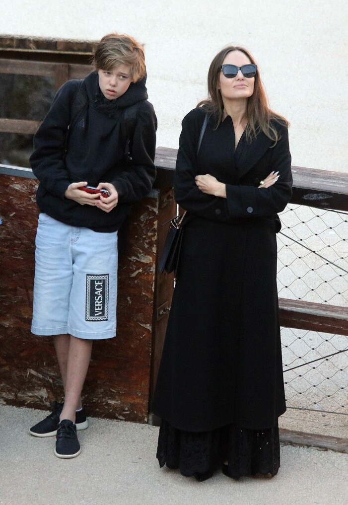 Angelina och Shilioh på semester i Rom Italien för två år sedan. shiloh angelina i rom 2019