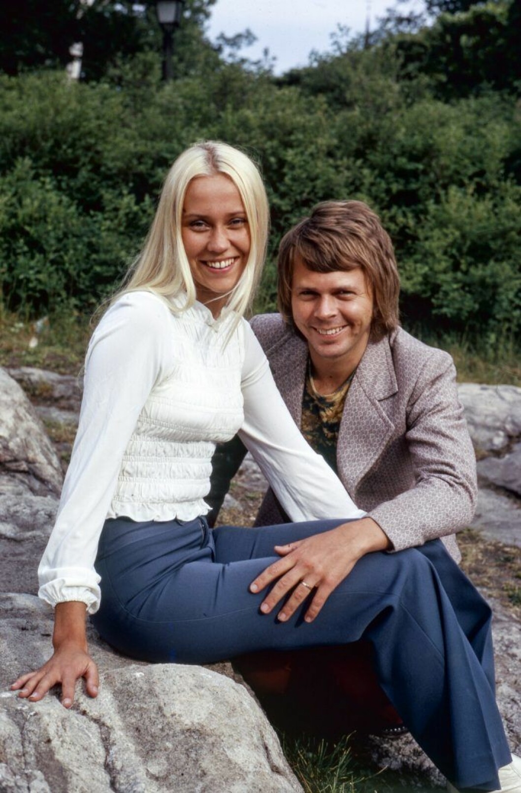Björn och Agnetha var ett av musikvärldens hetaste par när det begav sig. Björn Ulvaeus berättar om kärleken till Agnetha Fältskog. Fotografiet är från 1971.